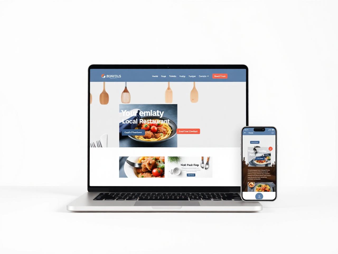 Mockup di un sito web Alberto Manzoni Studio su laptop e smartphone